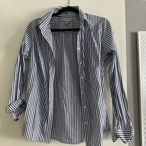 BR striped button up